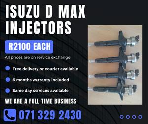 ISUZU DMAX INJECTORS FOR SALE WITH WARRANTY 