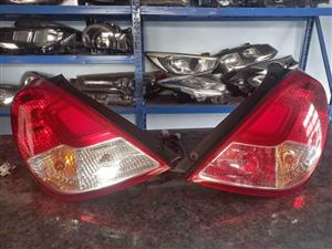 2014 Hyundai i20 left and right taillamp for sale.