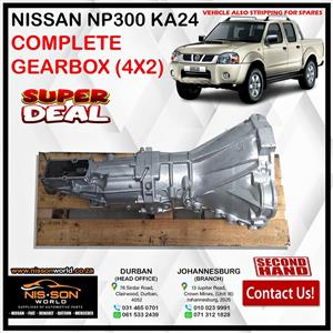 NISSAN NP300 KA24 COMPLETE GEARBOX (4X2)
