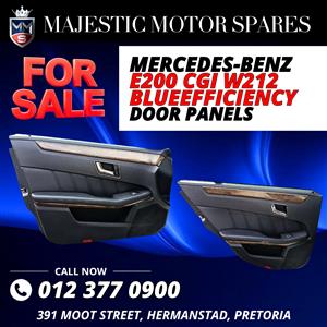 Mercedes-Benz E200 CGI W212 BlueEFFICIENCY Door Panels for Sale – Used 