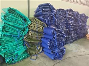 HEAVY DUTY (700GSM) PVC TRUCK COVERS/TARPAULINS AND CARGO NETS FOR SUPERLINK