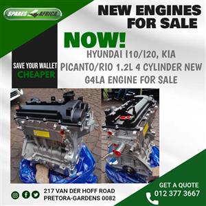 HYUNDAI i10 / i20 | KIA PICANTO / RIO 1.2 NEW G4LA 4-CYLINDER ENGINE