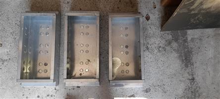 Galvanised Lighting Boxes x 20 For Sale