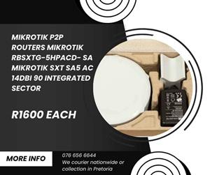 MIKROTIK P2P ROUTERS MIKROTIK 