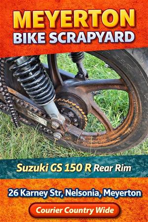 Suzuki GS 150 R rear rim. 