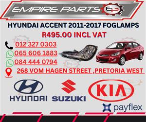HYUNDAI ACCENT 2011-2017 LEFT OR RIGHT FOG LAMP EACH NEW FOR SALE