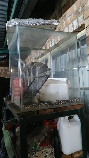 Fish tank tall square