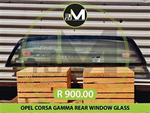OPEL CORSA GAMMA REAR WINDOW GLASS