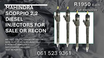 MAHINDRA SCORPIO 2.2 DIESEL INJECTORS-FREE COURIER NATIONWIDE