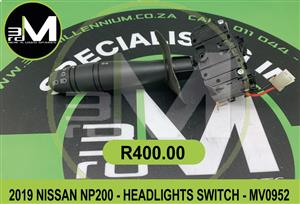 HEADLIGHTS SWITCH - NISSAN NP200