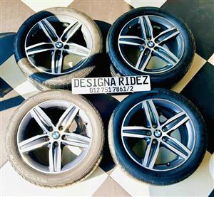 BMW F-SERIES SPORT ALLOY WHEELS ON 225/50R17 TIRES ALL WIDES AVAILABLE 