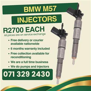 BMW M57 INJECTORS FOR SALE WITH WARRANTY INCLUDED IN 