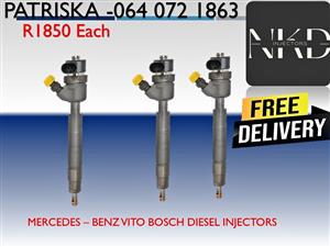 MERCEDES VITO BOSCH DIESEL INJECTORS FOR SALE