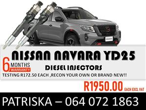 INJECTORS FOR NISSAN NAVARA YD25 FOR SALE