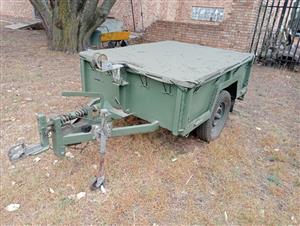 Trailer box with Canvas Cover Military Army