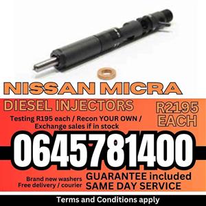 Nissan Micra diesel injectors for sale