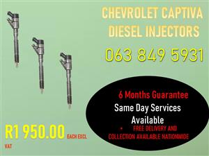 CHEVROLET CAPTIVA DIESEL INJECTORS HARTBEESPOORT NORTH WEST 