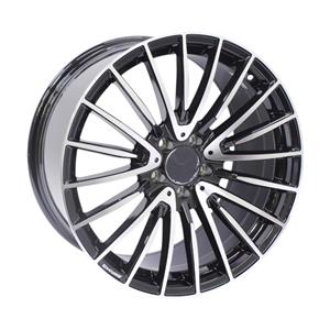 19″ MC-70-MB 5×112 Black Machine Face Alloy Wheels