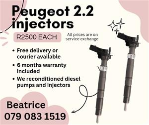 PEUGEOT 2.2 INJECTORS FOR SALE 