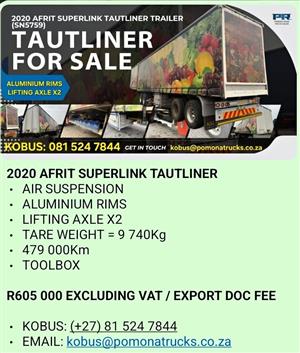 2020 AFRIT SUPERLINK TAUTLINER