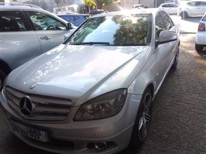 2008 MERCEDES BENZ C200 ,   AUTOMATIC LEATHER INTERIOR SILVER COLOR 96,000KM