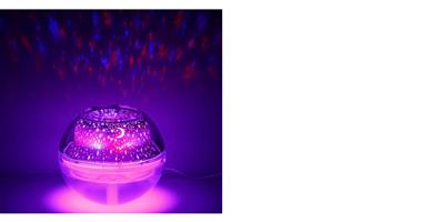 Crystal Night Light Projection Humidifier 