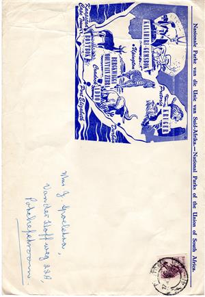 Commemorative Stamp & Envelope Set - National Parks of the Union of South Africa