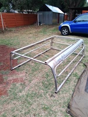 Aluminium frame and canvas canopy for 2000 Toyota Hilux lwb