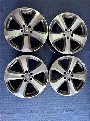 19 INCH MERCEDES BENZ GLC ORIGINAL RIM SET WITHOUT TYRES PRE-OWNED