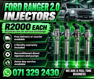 FORD RANGER 2.0 INJECTORS FOR SALE WITH WARRANTY 