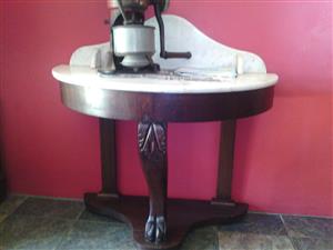 Antique Marble stand 