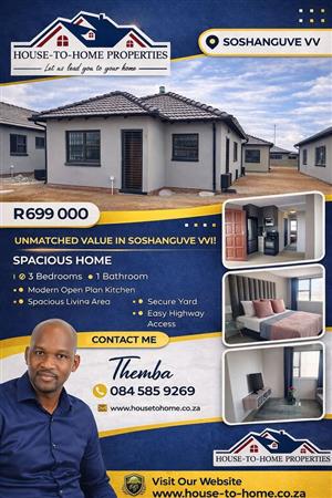 New development Houses in Soshanguve VV