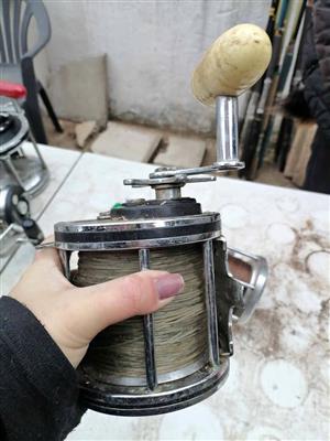 Large deep sea fishing reel