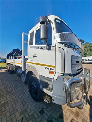 2020 Nissan CWE370 ESCOT Dropside with Crane