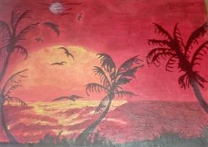 A4 ACRYLIC PAINTING