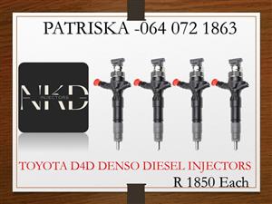 TOYOTA D4D INJECTORS FOR SALE OR TO RECON