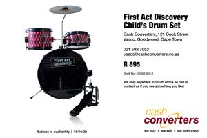 First Act Discovery Child’s Drum Set