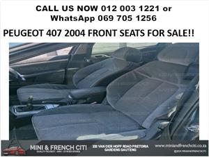 PEUGEOT 407 2004 FRONT SEATS FOR SALE – INTERIOR PARTS