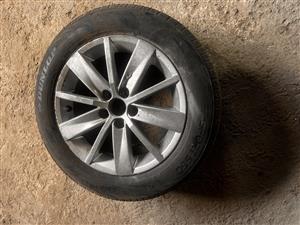 Polo vivo rims and tyres 4x used