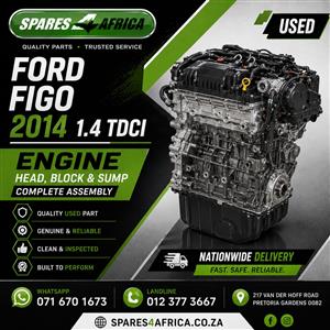HEAD BLOCK AND SUMP FORD FIGO 2014 1.4 TDCi ENGINE 
