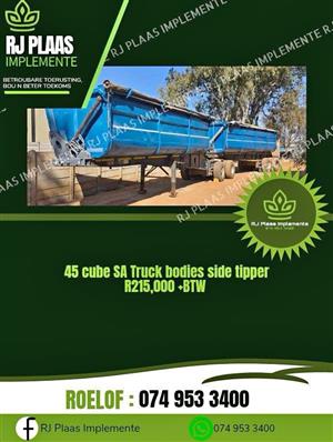 45 cube side tipper