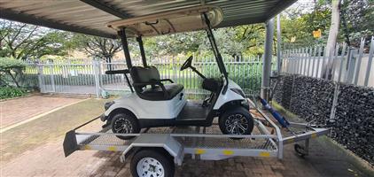 Yamaha G29 Drive 1 Petrol Golf Cart + Trailer