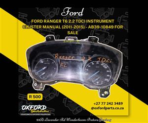 Ford Ranger T6 2.2 TDCi Cluster for sale manual for sale 