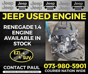 JEEP USED ENGINE RENEGADE 1.4 | EZI SUV 