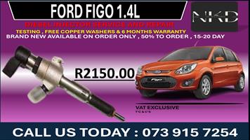 Ford Figo 1.4L Diesel Fuel Injectors 