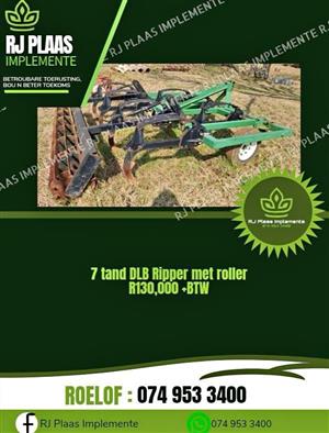 7 tand DLB Ripper met roller