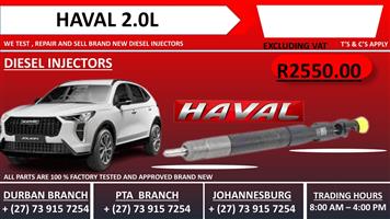 Haval 2.0L Delphi Diesel Injectors 