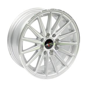 14″ Racing Hart Vell 4×100 & 4×108 Silver Machine Alloy Wheels