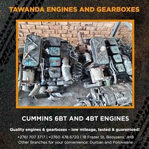 CUMMINS 6BT AND 4BT ENGINES FOR SALE