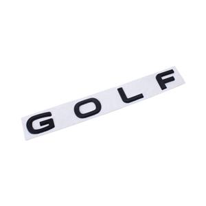 Black Golf Letters Sticker Badge (18x2cm)
